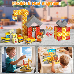 49 delar magnetiska byggplatsblock (1,875 cm) GC-049