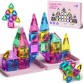 42PCS Glitter Candy Colors Magnetic Tiles Set S1109 image 4