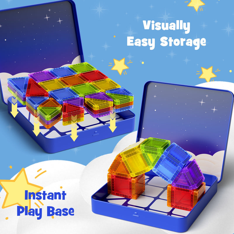 60PCS Gem Magnetic Tiles S1111 image 1