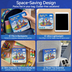 60PCS Classic Colors Magnetic Tiles Set S1113 image 4